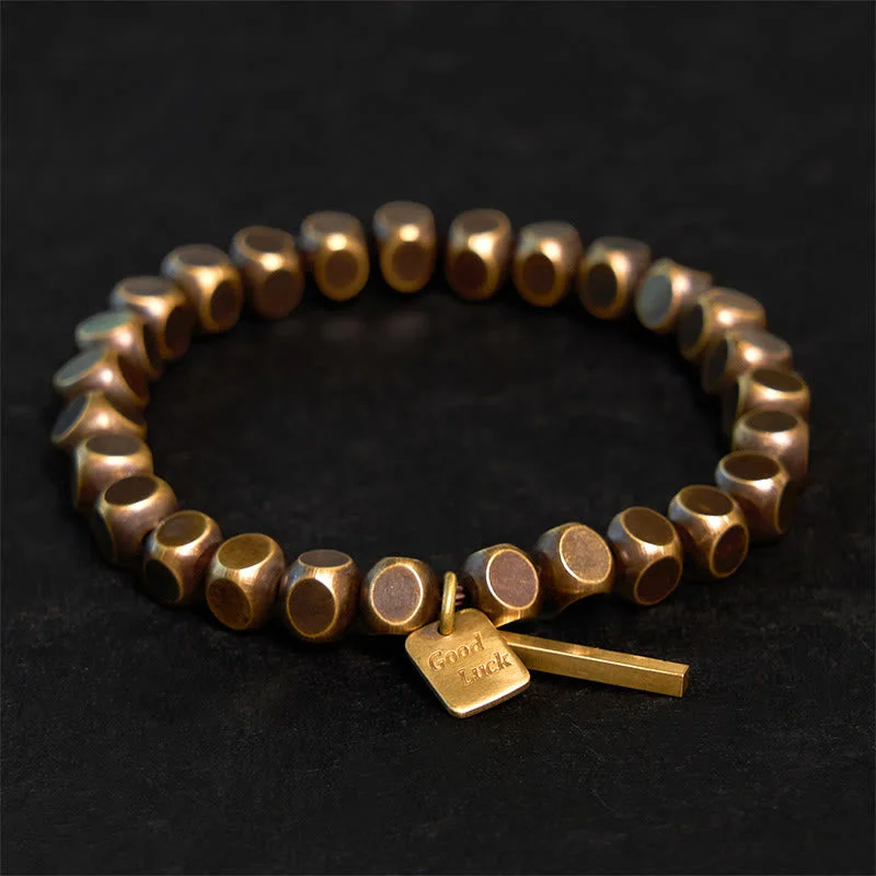 Engraved Personalized Cuff Bracelets for Men-Buddha Stones Copper Good Luck Wealth Bracelet Engraved Personalized Cuff Bracelets for Men-Buddha Stones Copper Good Luck Wealth Bracelet
