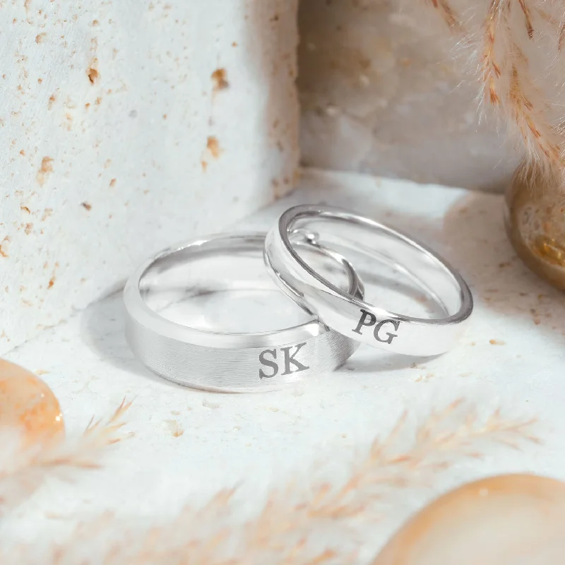 Top Men's Rings – Crafted for Every Style  Personalised Silver Couple Ring