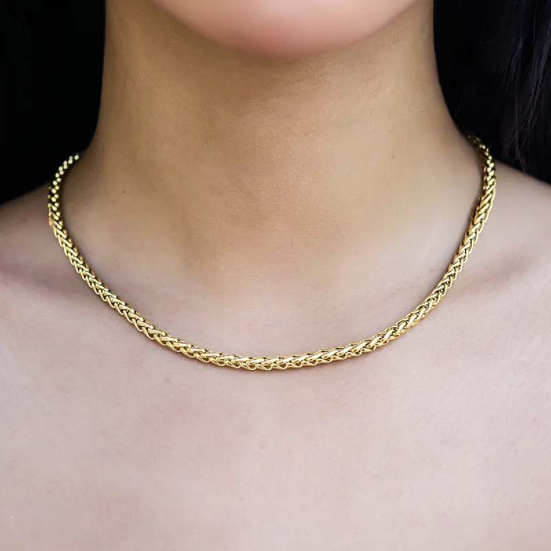 Shop Classic Women's  Necklaces & Pendants with a Modern Twist-Palm Chain- 4mm