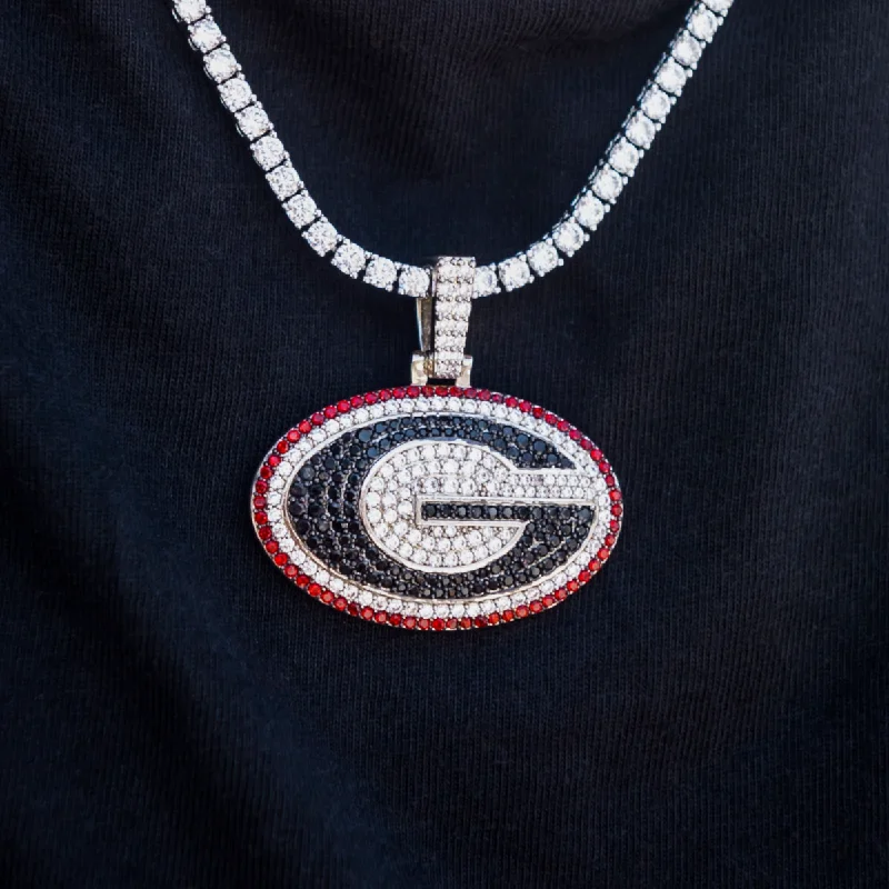 Exclusive Men's Necklaces & Pendants for the Modern Gentleman-Georgia Bulldogs Official NCAA Logo Pendant Exclusive Men's Necklaces & Pendants for the Modern Gentleman-Georgia Bulldogs Official NCAA Logo Pendant