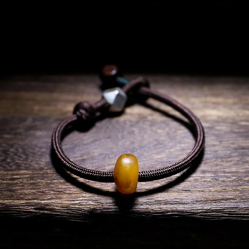 Elegant Bangles for Women with Subtle Stones-Buddha Stones 925 Sterling Silver Chinese Zodiac Natal Buddha Natural Amber Clear Anxiety Bracelet Elegant Bangles for Women with Subtle Stones-Buddha Stones 925 Sterling Silver Chinese Zodiac Natal Buddha Natural Amber Clear Anxiety Bracelet