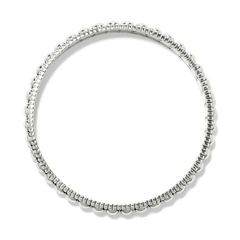 Luxury Wedding Bangles for Women-Pretty Tough Pierced Bangle