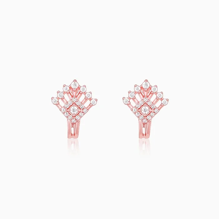 Women's Earrings – Elegant Designs for Every Personality--Rose Gold Twilight Twinkle Earrings Women's Earrings – Elegant Designs for Every Personality--Rose Gold Twilight Twinkle Earrings
