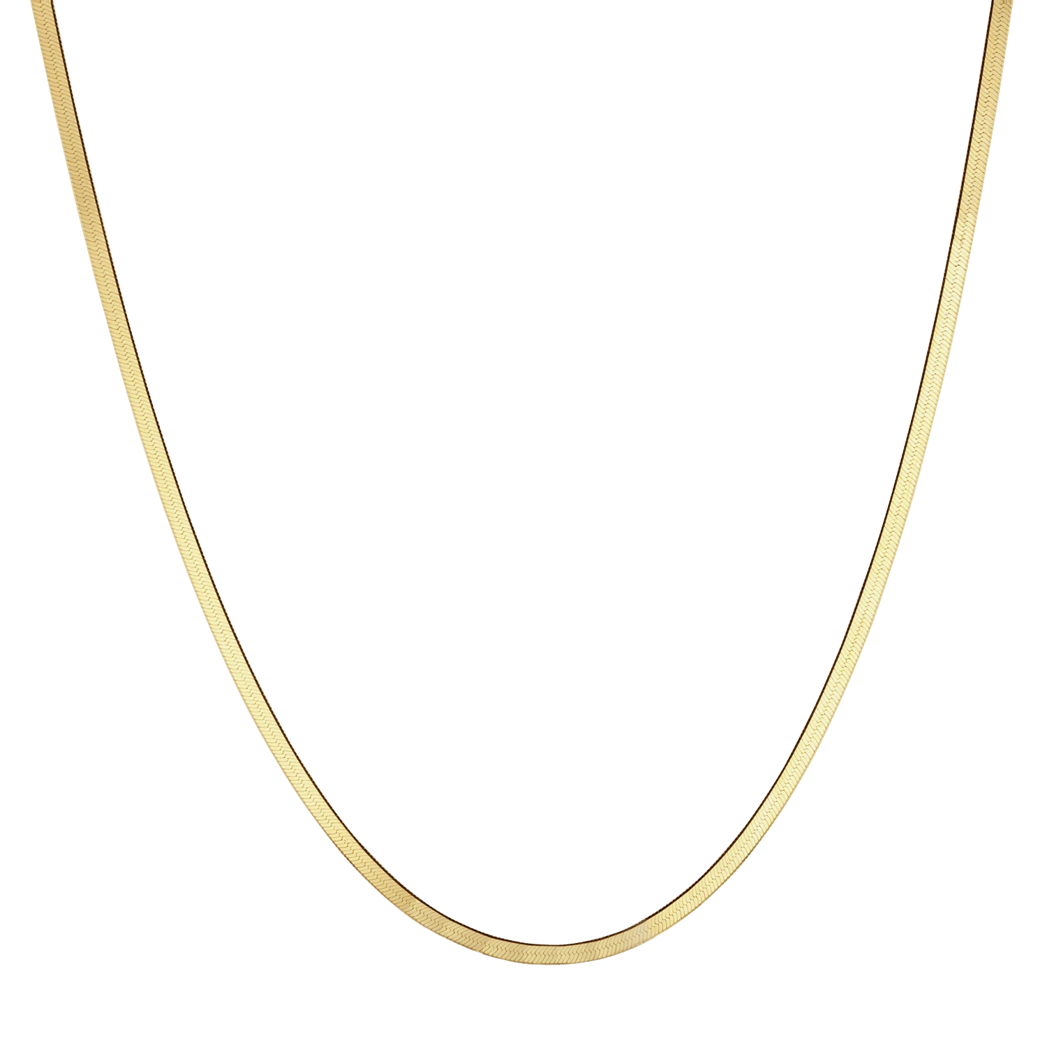 Shop Classic Women's  Necklaces & Pendants with a Modern Twist-Kids Herringbone Necklace 3mm