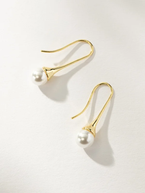 Women's Earrings – Elegant Designs for Every Personality--Pearl Teardrop Earrings