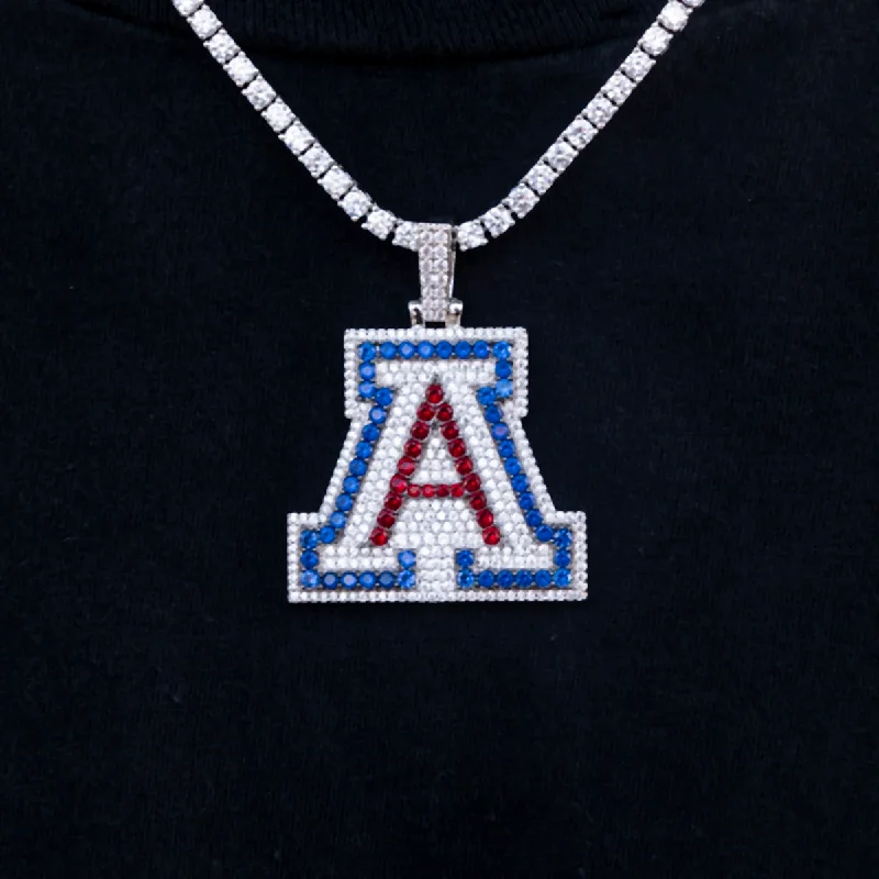 Exclusive Men's Necklaces & Pendants for the Modern Gentleman-Arizona Wildcats Official NCAA Logo Pendant Exclusive Men's Necklaces & Pendants for the Modern Gentleman-Arizona Wildcats Official NCAA Logo Pendant
