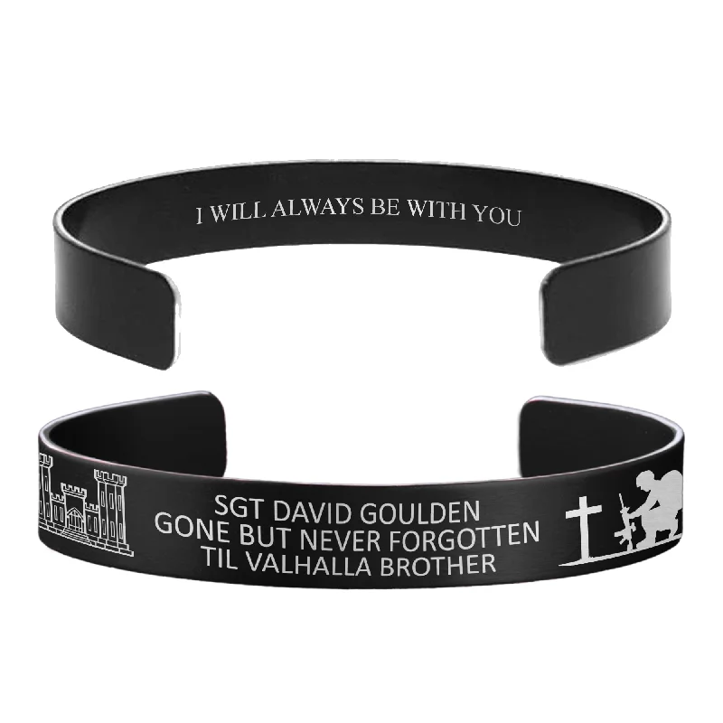 Men's Wristbands for Sportswear-SGT David Goulden Memorial Band – Hosted by the Melchiorre Family Men's Wristbands for Sportswear-SGT David Goulden Memorial Band – Hosted by the Melchiorre Family