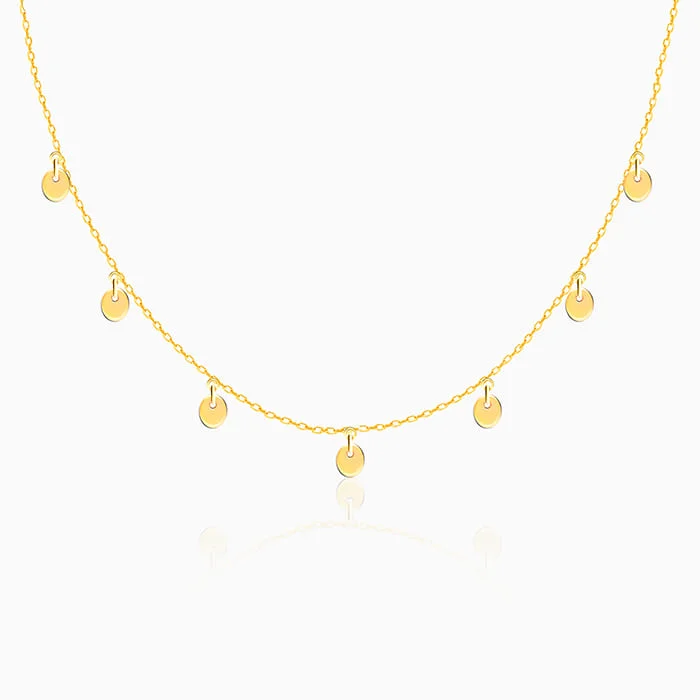 Shop Classic Women's Necklaces & Pendants with a Modern Twist-Golden Mini Charm Necklace Shop Classic Women's Necklaces & Pendants with a Modern Twist-Golden Mini Charm Necklace