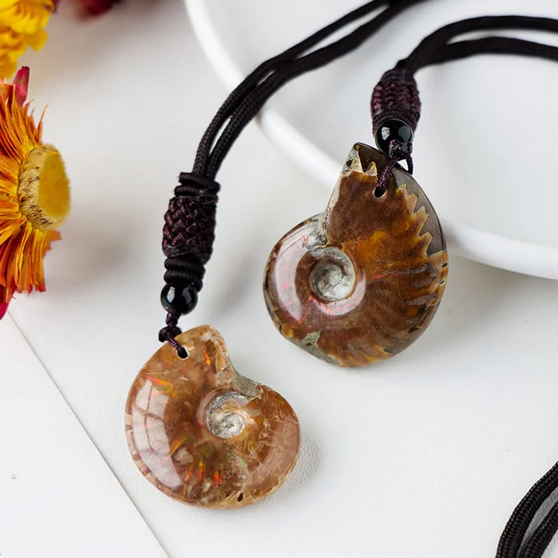 Shop Classic Women's Necklaces & Pendants with a Modern Twist-Buddha Stones Natural Ammonite Fossil Snail Pattern Meditation Healing Necklace Pendant Shop Classic Women's Necklaces & Pendants with a Modern Twist-Buddha Stones Natural Ammonite Fossil Snail Pattern Meditation Healing Necklace Pendant
