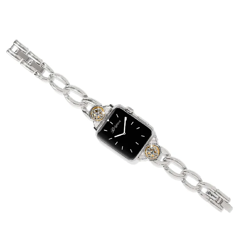 Vintage Watches for Women-Interlok Noir Two Tone Watch Band