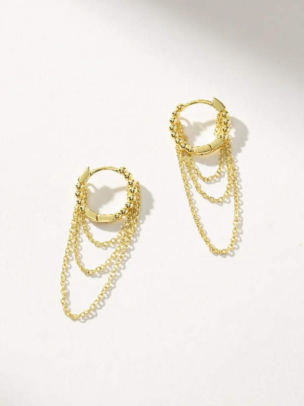 Women's Earrings – Elegant Designs for Every Personality--Chains Huggies