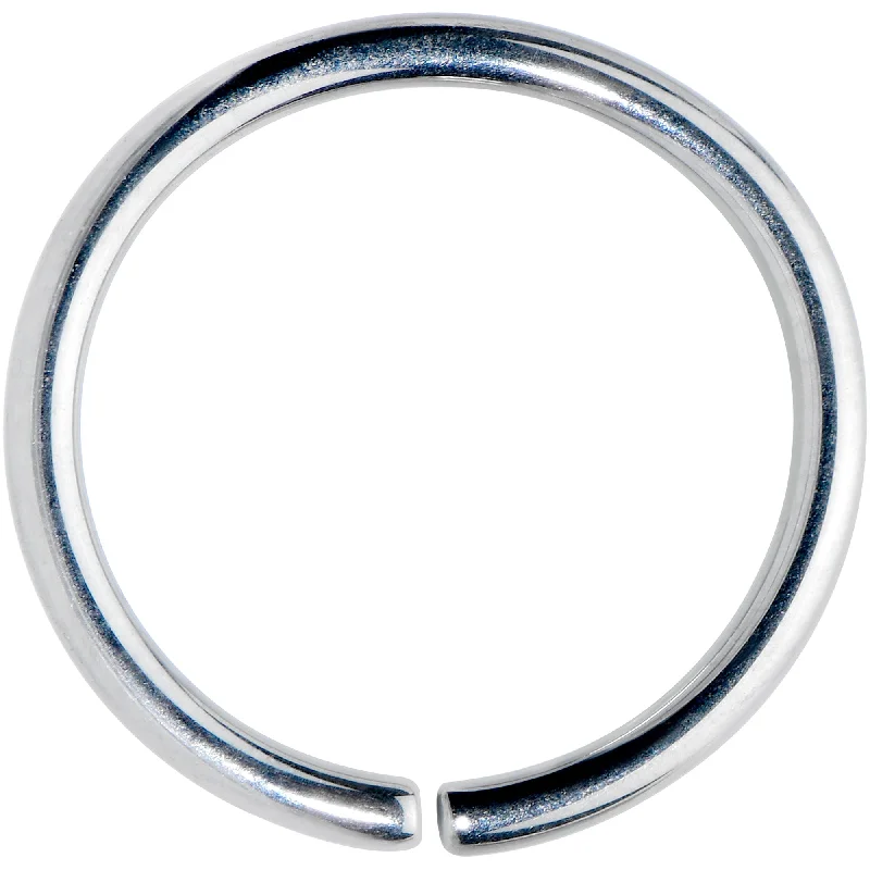 Women's Earrings – Elegant Designs for Every Personality--18 Gauge 9mm Grade 23 Titanium Bendable Hoop Ring