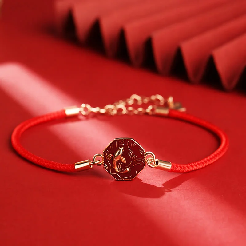 Stylish Braided Bangles for Women-Buddha Stones 925 Sterling Silver Luck Koi Fish Color Change Wealth Handcrafted Braided Bracelet Stylish Braided Bangles for Women-Buddha Stones 925 Sterling Silver Luck Koi Fish Color Change Wealth Handcrafted Braided Bracelet
