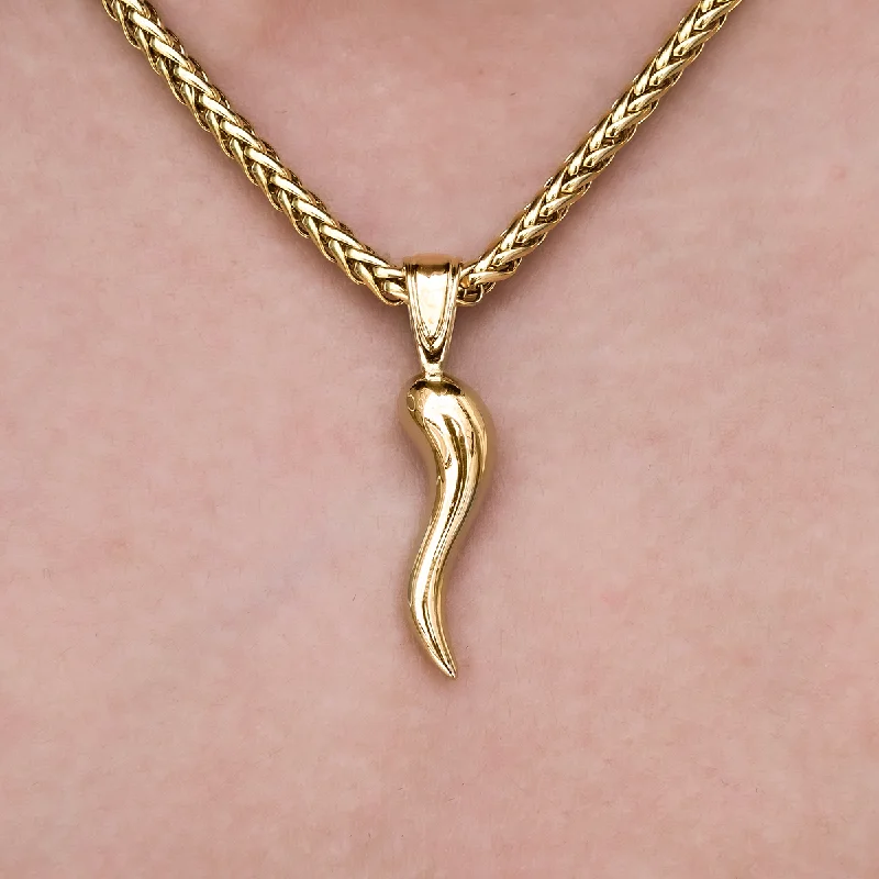 Shop Classic Women's  Necklaces & Pendants with a Modern Twist-Italian Horn Pendant