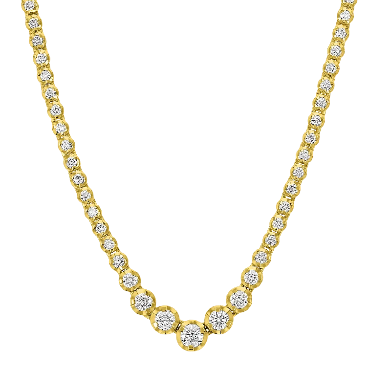 Shop Classic Women's Necklaces & Pendants with a Modern Twist-Allure Graduated Diamond Tennis Necklace Shop Classic Women's Necklaces & Pendants with a Modern Twist-Allure Graduated Diamond Tennis Necklace
