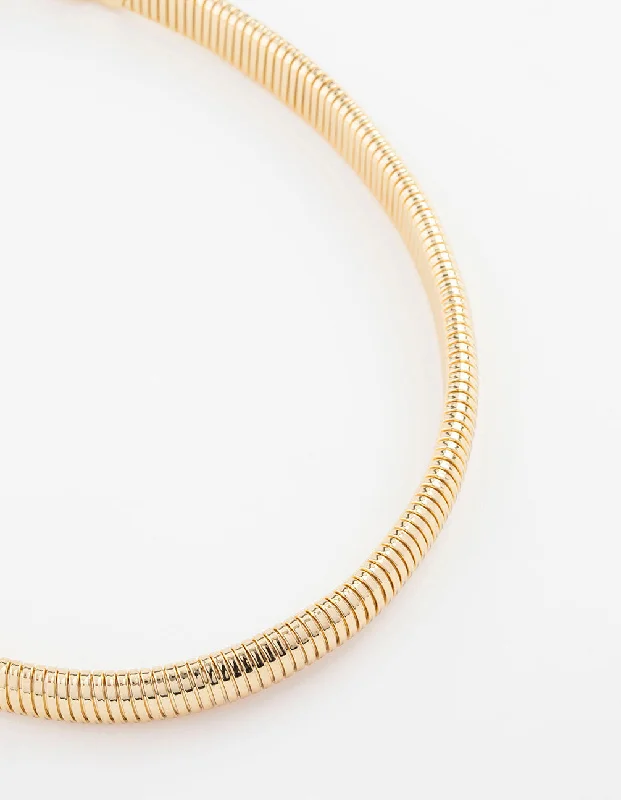 Shop Classic Women's Necklaces & Pendants with a Modern Twist-Gold Plated Chunky Snake Chain Shop Classic Women's Necklaces & Pendants with a Modern Twist-Gold Plated Chunky Snake Chain
