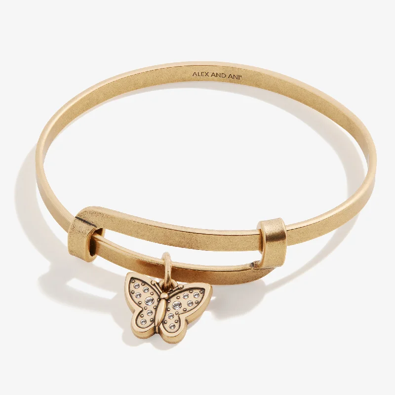 Bangles for Women with Special Designs-Motivation Butterfly Charm Bangle