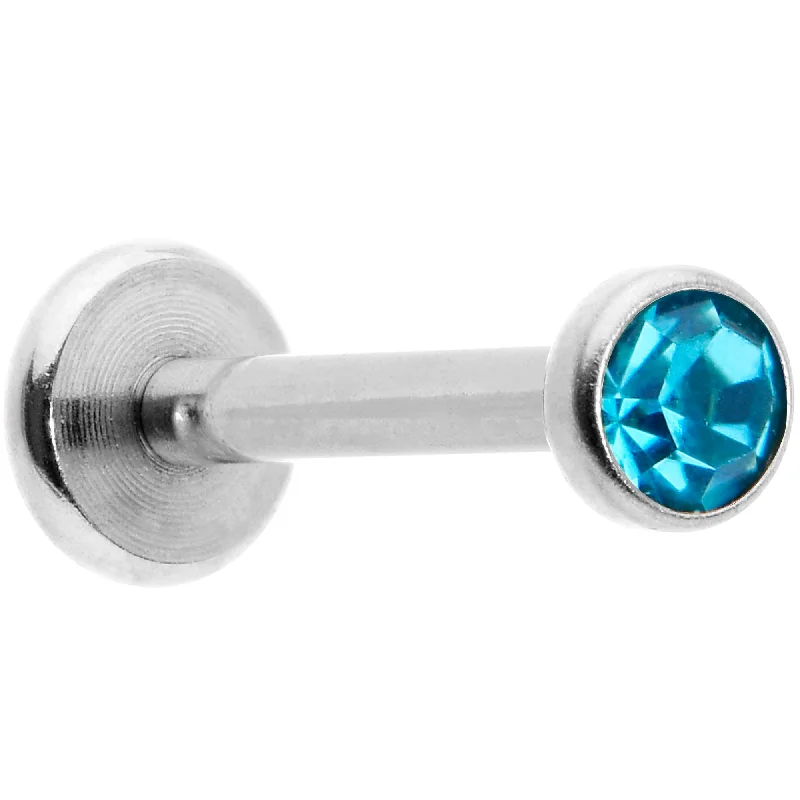 Elegant Lip Rings for Fashionable Piercings16 Gauge 5/16 Blue Gem Threadless Labret Monroe Tragus Elegant Lip Rings for Fashionable Piercings16 Gauge 5/16 Blue Gem Threadless Labret Monroe Tragus