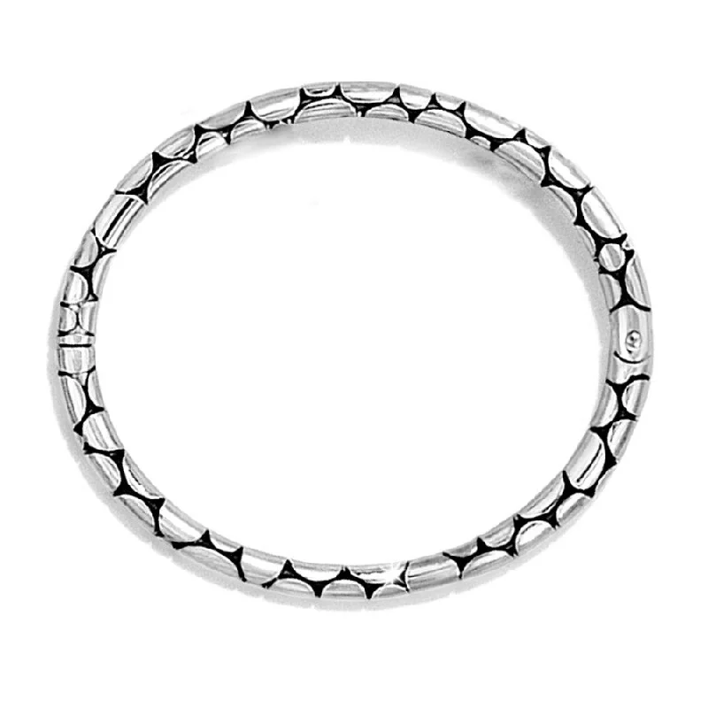 Bold Bangles for Women-Pebble Slim Hinged Bangle