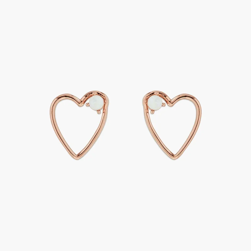 Women's Earrings – Elegant Designs for Every Personality--Sweetheart Stone Earrings