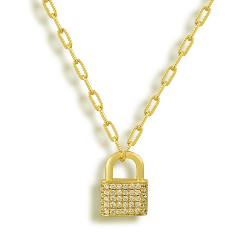 Shop Classic Women's  Necklaces & Pendants with a Modern Twist-Lock Me Up Necklace