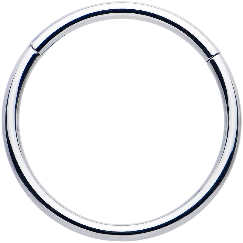 Stainless Steel Nose Rings -18 Gauge 7/16 316L Surgical Steel Precision Hinged Segment Hoop
