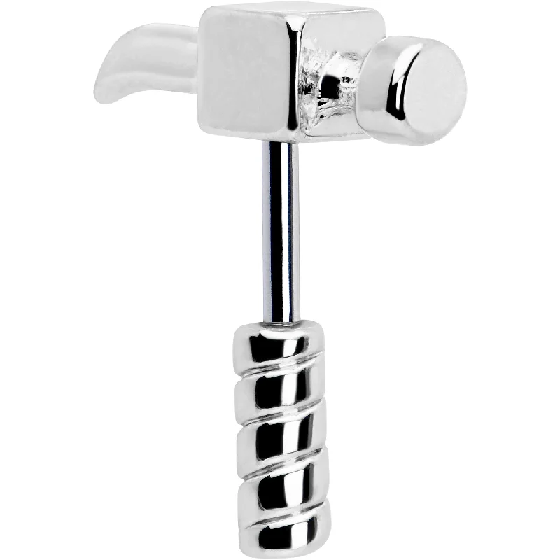Women's Earrings – Elegant Designs for Every Personality--16 Gauge 1/4 Optical Illusion Hammer Cartilage Tragus Earring Women's Earrings – Elegant Designs for Every Personality--16 Gauge 1/4 Optical Illusion Hammer Cartilage Tragus Earring