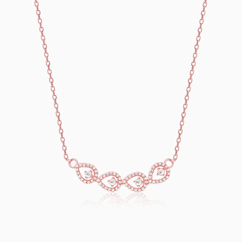 Shop Classic Women's  Necklaces & Pendants with a Modern Twist-Rose Gold Peary Love Necklace
