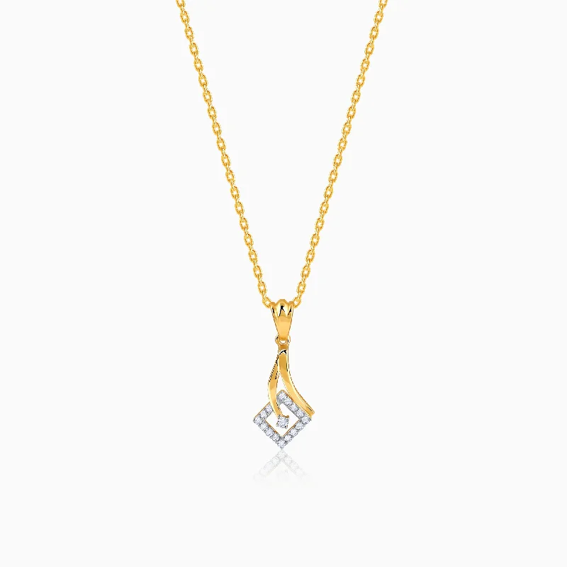 Shop Classic Women's Necklaces & Pendants with a Modern Twist-Gold Radiant Muse Diamond Pendant Shop Classic Women's Necklaces & Pendants with a Modern Twist-Gold Radiant Muse Diamond Pendant