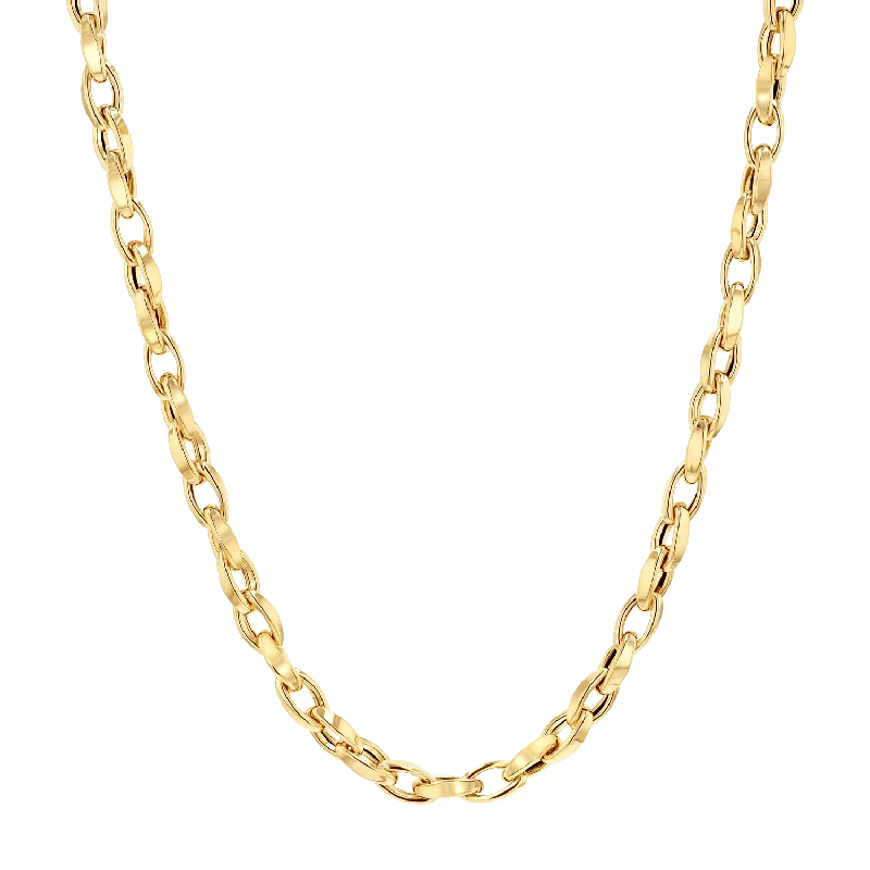 Shop Classic Women's  Necklaces & Pendants with a Modern Twist-Celine Twist Link Chain Necklace