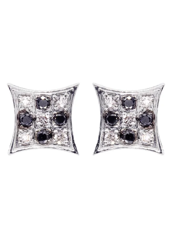 Shop Durable Men's Earrings for Everyday Wear-Diamond Earrings For Men | 0.2 Carats 14K White Gold Shop Durable Men's Earrings for Everyday Wear-Diamond Earrings For Men | 0.2 Carats 14K White Gold