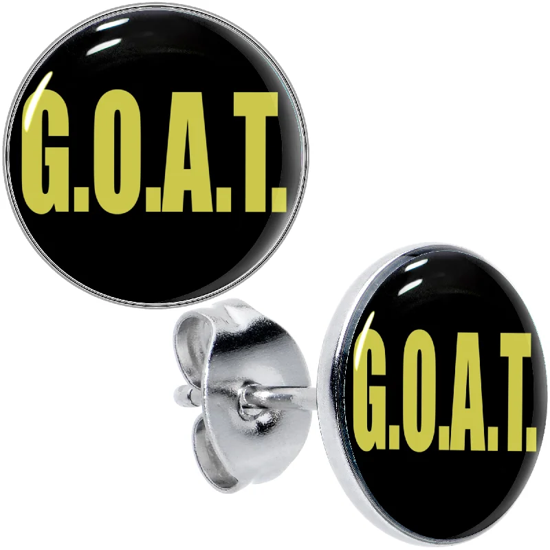 Women's Earrings – Elegant Designs for Every Personality--G.O.A.T. Stud Earrings