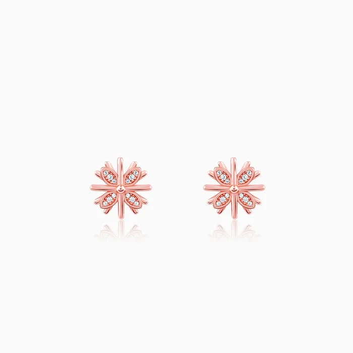 Women's Earrings – Elegant Designs for Every Personality--Rose Gold Floral Dreams Earrings Women's Earrings – Elegant Designs for Every Personality--Rose Gold Floral Dreams Earrings