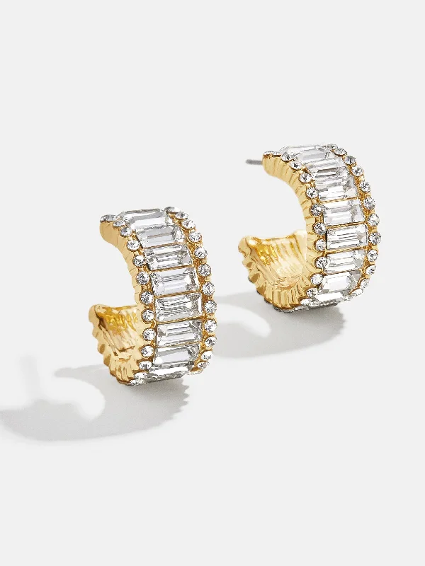 Women's Earrings – Elegant Designs for Every Personality--Noa Earrings - Gold/Pavé