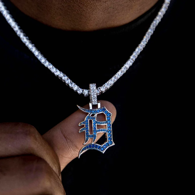 Stylish Bracelets for Men with Stone Details-Detroit Tigers Official MLB Logo Pendant