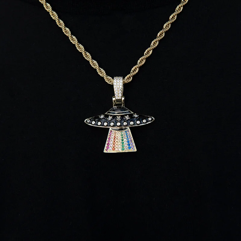 Exclusive Men's Necklaces & Pendants for the Modern Gentleman-UFO Pendant