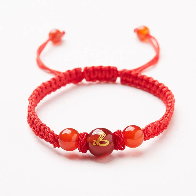 Dazzling Gemstone Bangles for Women-Buddha Stones Natural Red Agate Chinese Zodiac Red String Braided Protection Luck Bracelet Dazzling Gemstone Bangles for Women-Buddha Stones Natural Red Agate Chinese Zodiac Red String Braided Protection Luck Bracelet