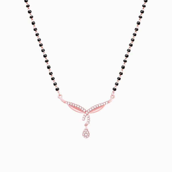 Rose Gold Vows of Love Mangalsutra
