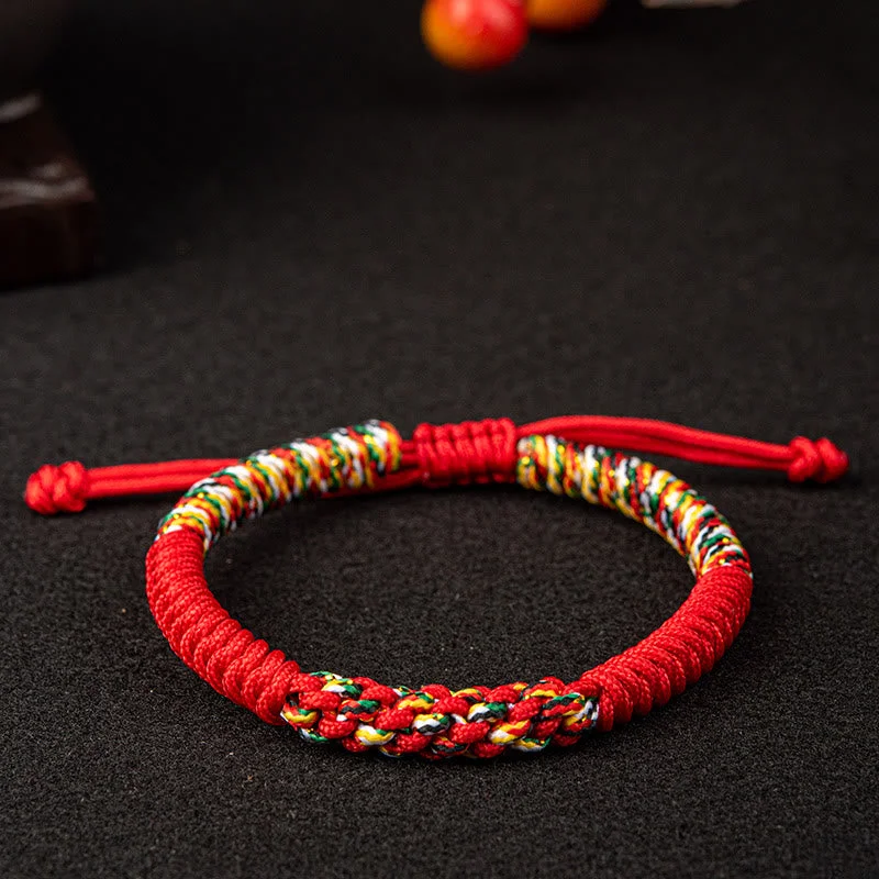 Elegant Silver Cuff Bracelets for Men-Buddha Stones Tibetan Handmade Colorful King Kong Knot Luck Braid String Bracelet Elegant Silver Cuff Bracelets for Men-Buddha Stones Tibetan Handmade Colorful King Kong Knot Luck Braid String Bracelet