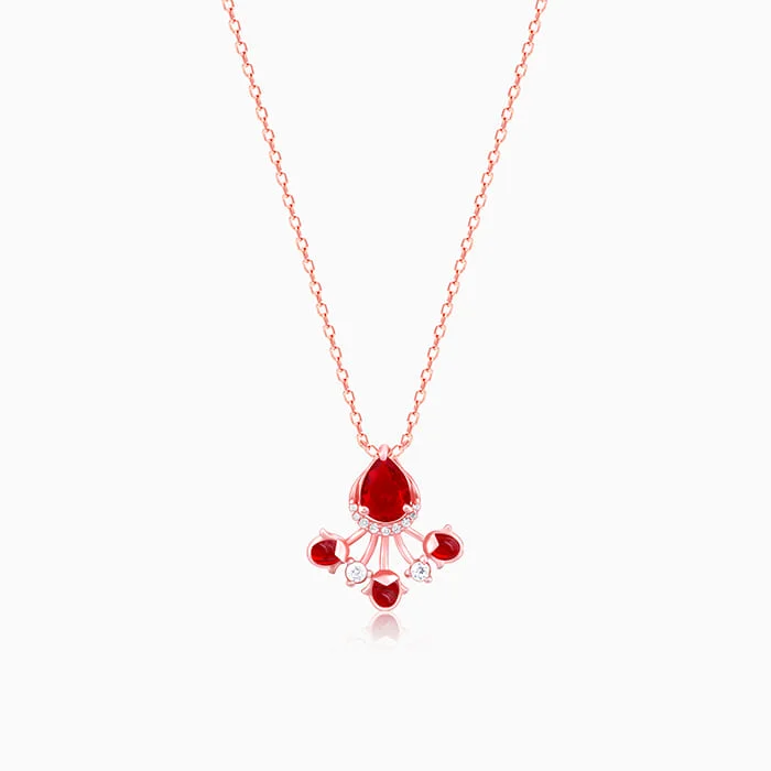 Shop Classic Women's Necklaces & Pendants with a Modern Twist-Rose Gold Liberty of Love Pendant with Link Chain Shop Classic Women's Necklaces & Pendants with a Modern Twist-Rose Gold Liberty of Love Pendant with Link Chain