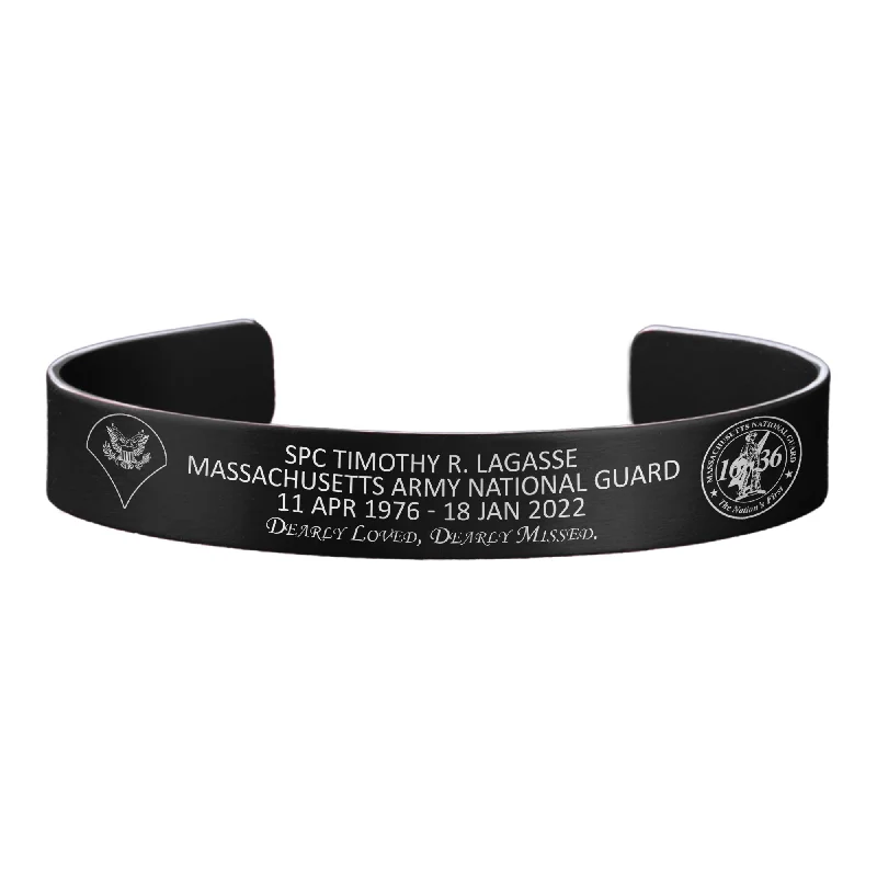 Men's Bracelets with Spiritual Meaning-SPC Timothy R. Lagasse Memorial Band – Hosted by the Lagasse Family Men's Bracelets with Spiritual Meaning-SPC Timothy R. Lagasse Memorial Band – Hosted by the Lagasse Family