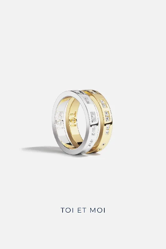 Chic Women's Rings for Fashion-Forward Looks-TOI MOI Morse Code Ring