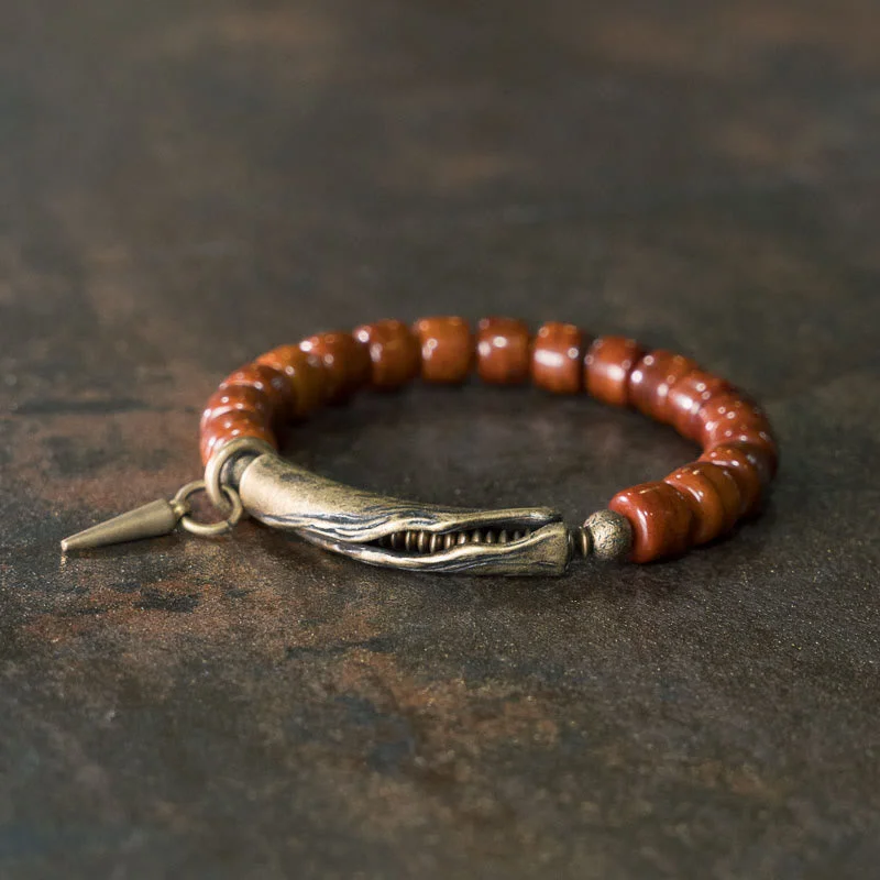 Multi-layer Bracelets for Men-Buddha Stones Yak Bone Copper Cone Pendant Strength Bracelet Multi-layer Bracelets for Men-Buddha Stones Yak Bone Copper Cone Pendant Strength Bracelet