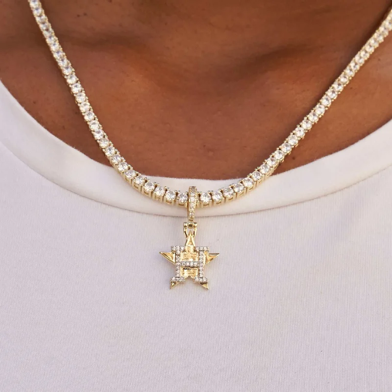 Shop Classic Women's Necklaces & Pendants with a Modern Twist-Houston Astros Official MLB Micro Logo Pendant Shop Classic Women's Necklaces & Pendants with a Modern Twist-Houston Astros Official MLB Micro Logo Pendant