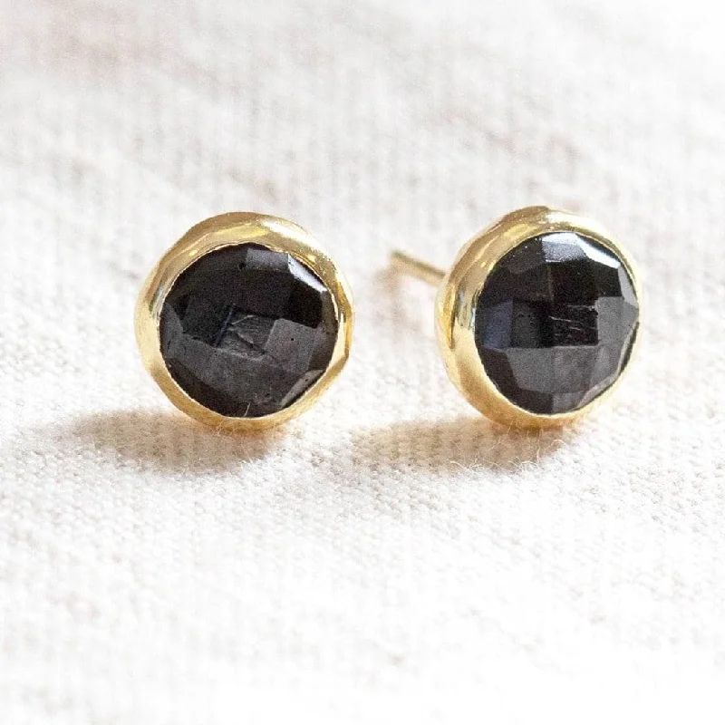 Women's Earrings – Elegant Designs for Every Personality--Black Tourmaline Silver or Gold Stud Earrings Women's Earrings – Elegant Designs for Every Personality--Black Tourmaline Silver or Gold Stud Earrings