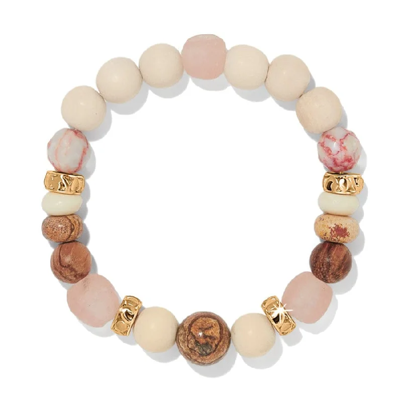Luxurious Cuff Bangles for Women-Contempo Playa Rosa Stretch Bracelet