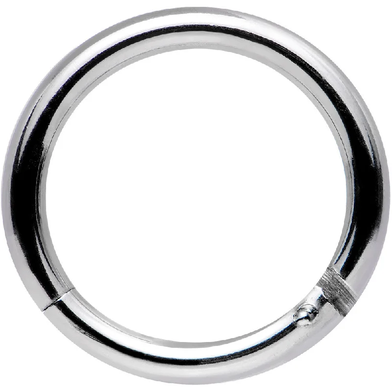 Stylish Lip Rings for Pierced Lips14 Gauge 3/8 Stainless Steel Hinged Segment Ring