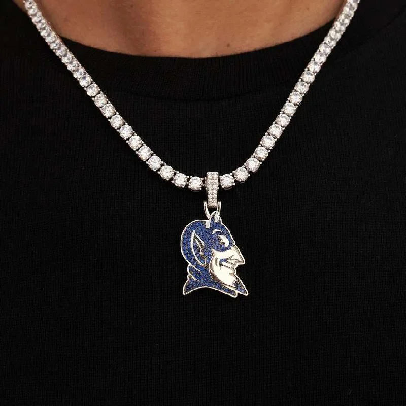 Exclusive Men's Necklaces & Pendants for the Modern Gentleman-Duke Blue Devil Official NCAA Head Pendant Exclusive Men's Necklaces & Pendants for the Modern Gentleman-Duke Blue Devil Official NCAA Head Pendant