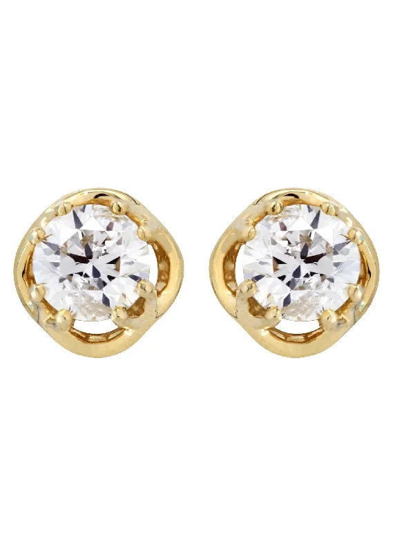 Shop Durable Men's Earrings for Everyday Wear-Round Diamond Stud Earrings | 1.75 Carats Shop Durable Men's Earrings for Everyday Wear-Round Diamond Stud Earrings | 1.75 Carats