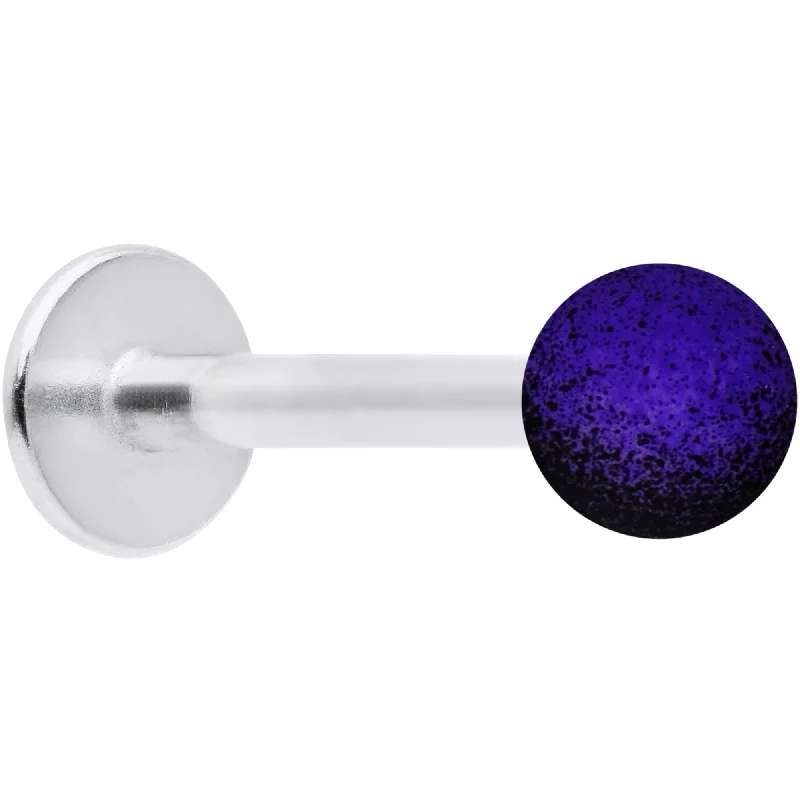 Lip Rings for Fashionable Piercing Styles16 Gauge 5/16 Purple Black Ombre Soft Finish Labret Monroe Tragus Lip Rings for Fashionable Piercing Styles16 Gauge 5/16 Purple Black Ombre Soft Finish Labret Monroe Tragus